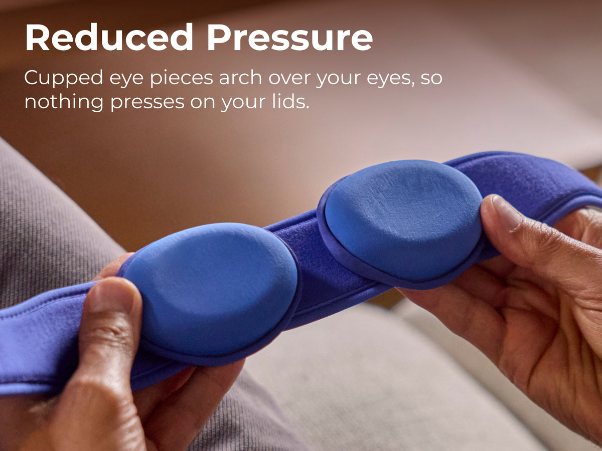 comfortable cold eye compress for puffy irritated eyes