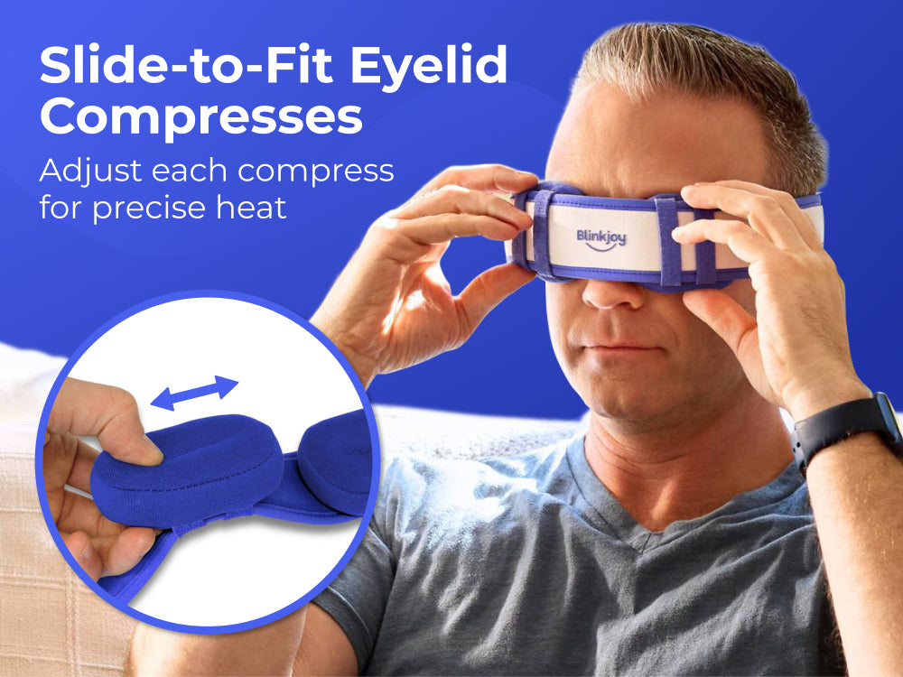 adjustable warm moisture compress for dry eye