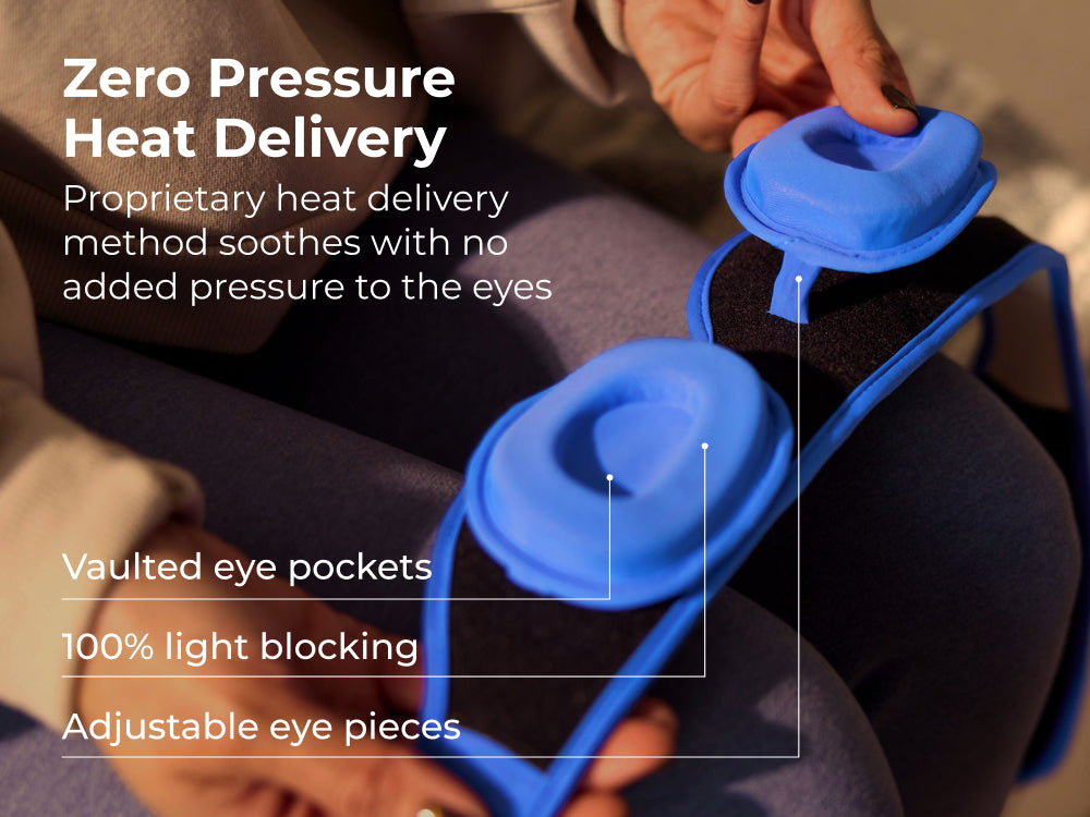 targeted and comfortable eye heat treatment mask