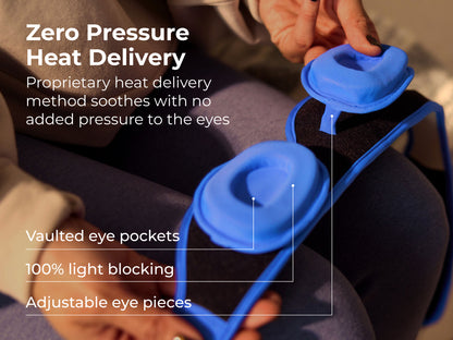 targeted and comfortable eye heat treatment mask