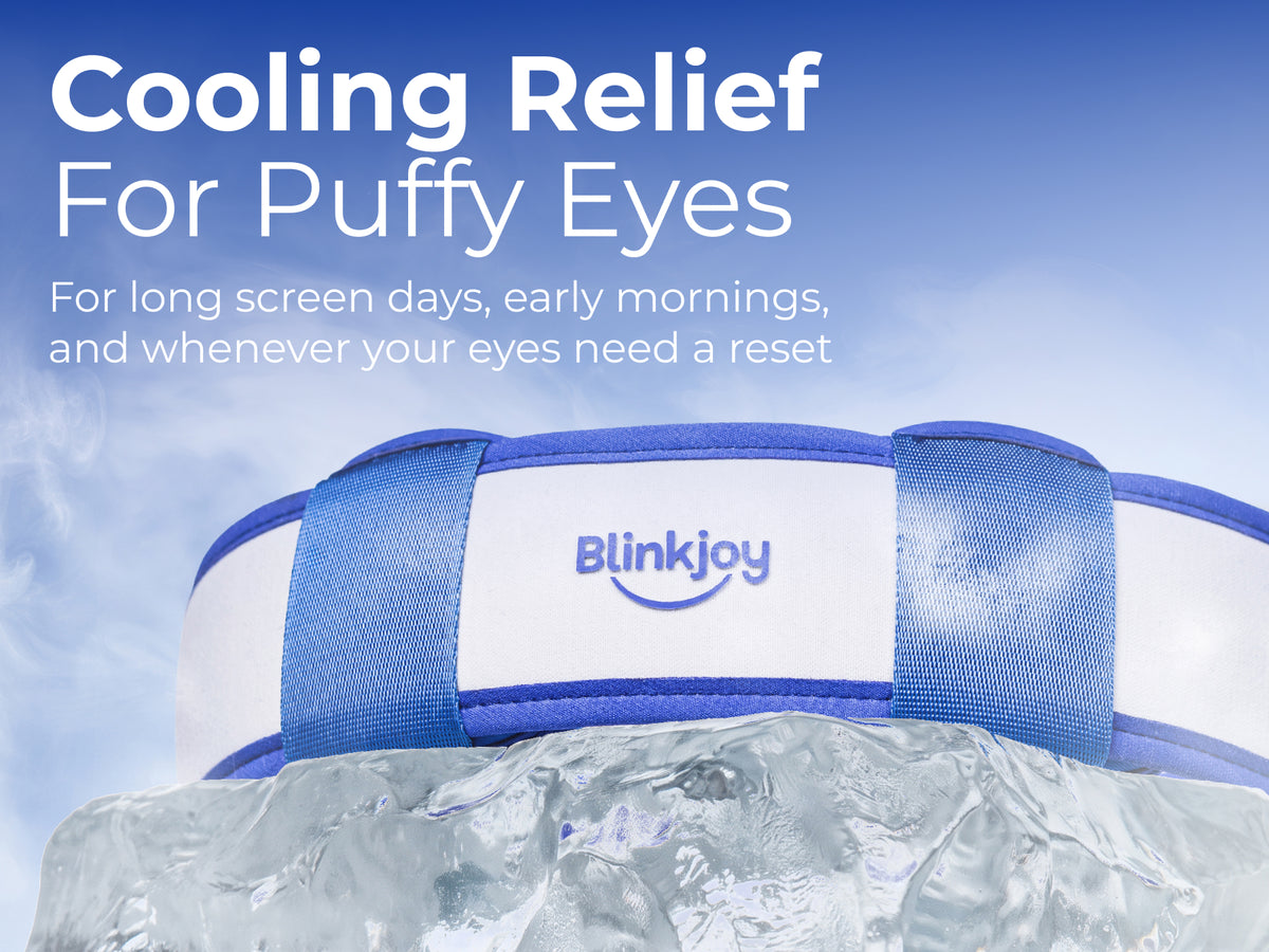 cooling relief compress for puffy eyes