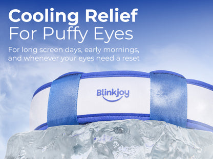 cooling relief compress for puffy eyes