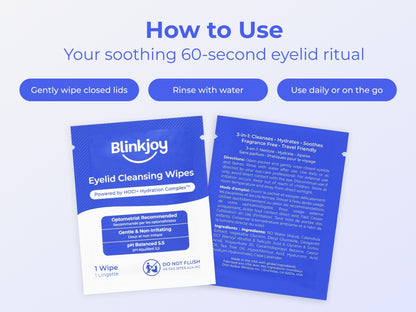 Eyelid Cleansing Wipes